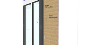 Pwc_4D-ModelV15_L5_Animation_Perspective-Interior_JPG-Export-04.8-Door-Glass-Installation-4D-Sequence by . 